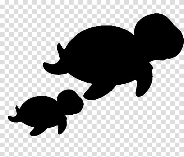 Sea Turtle, Tortoise, Silhouette, White, Reptile, Tail, Blackandwhite, Logo transparent background PNG clipart