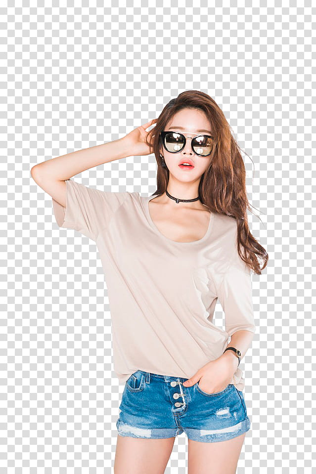 PARK JUNG YOON, woman making pose transparent background PNG clipart