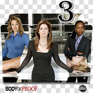 Body of Proof series and season folder icons, Body of Proof S03 ( transparent background PNG clipart thumbnail
