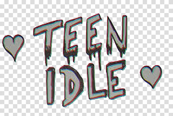 teen idle text transparent background PNG clipart