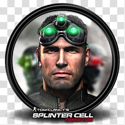 Mega Games Pack  repack, Splinter Cell Conviction_SamFisher_ icon transparent background PNG clipart