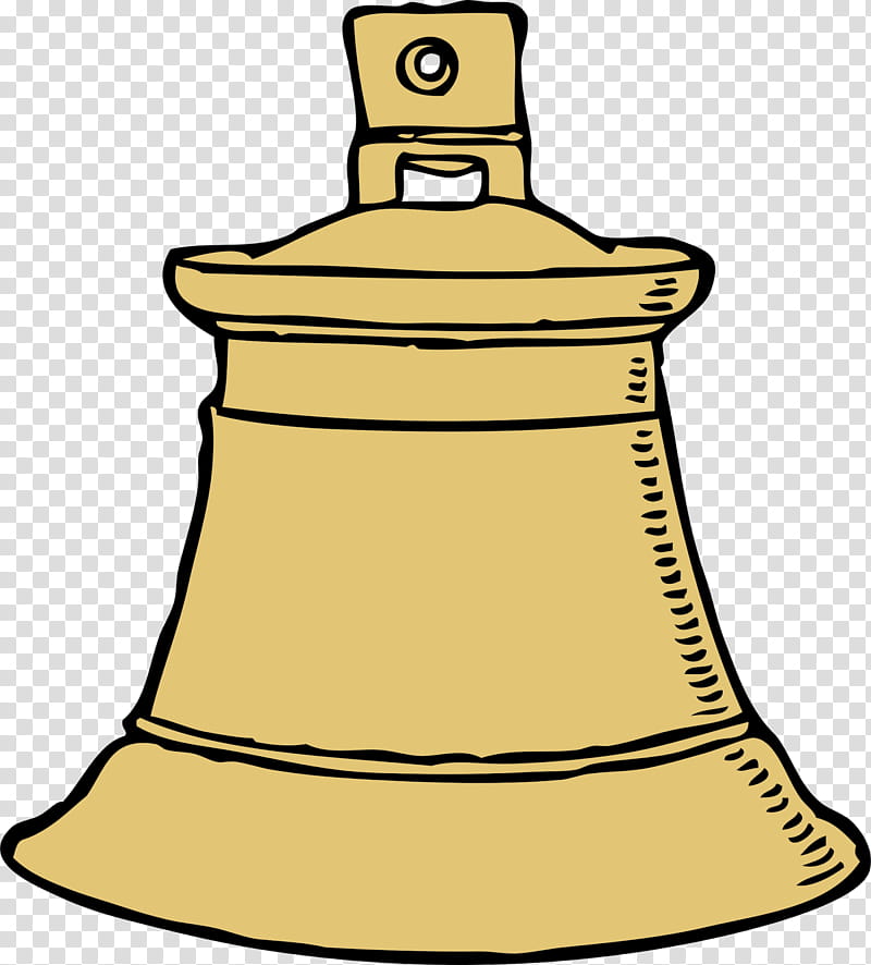 School Bell, Church Bell, Bell Tower, Bellringer, Campanology, Yellow, Ghanta, Handbell transparent background PNG clipart