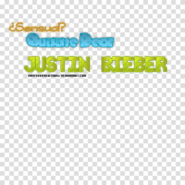 Sensual Quiste Decir Justin Bieber texto transparent background PNG clipart