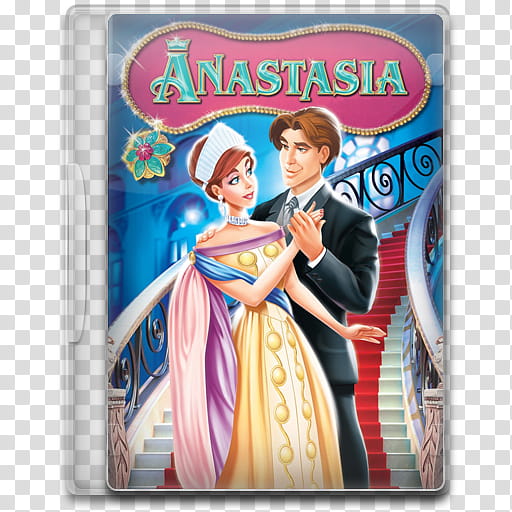 Movie Icon , Anastasia, Anastasia DVD case transparent background PNG clipart
