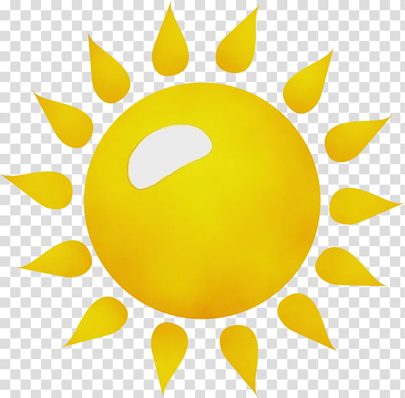 Sun Symbol, Cartoon, Web Design, Sunlight, Yellow, Circle, Line, Smile transparent background PNG clipart