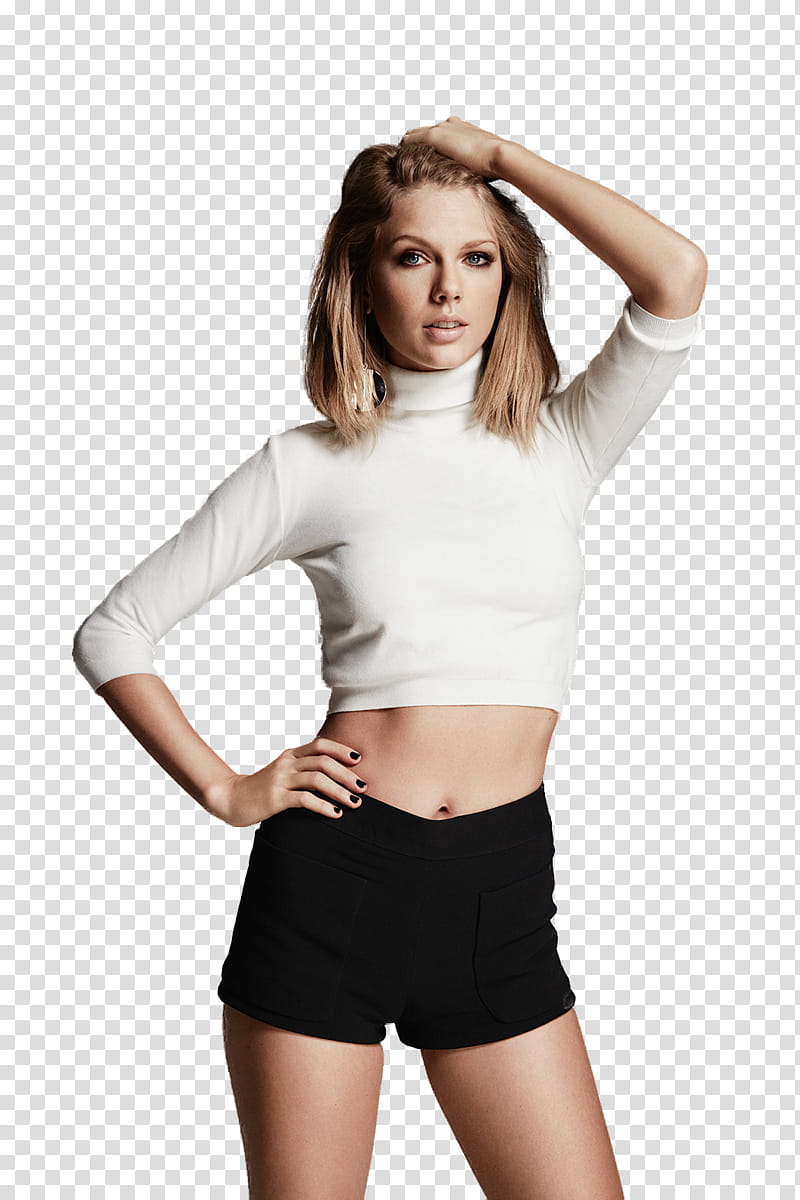 Taylor Swift, standing Taylor Swift holding her hair transparent background PNG clipart