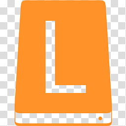 MetroID Icons, orange L logo illustration transparent background PNG clipart