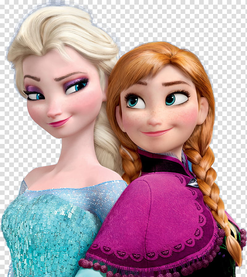 Frozen, Disney Frozen Anna and Elsa illustration transparent background PNG clipart