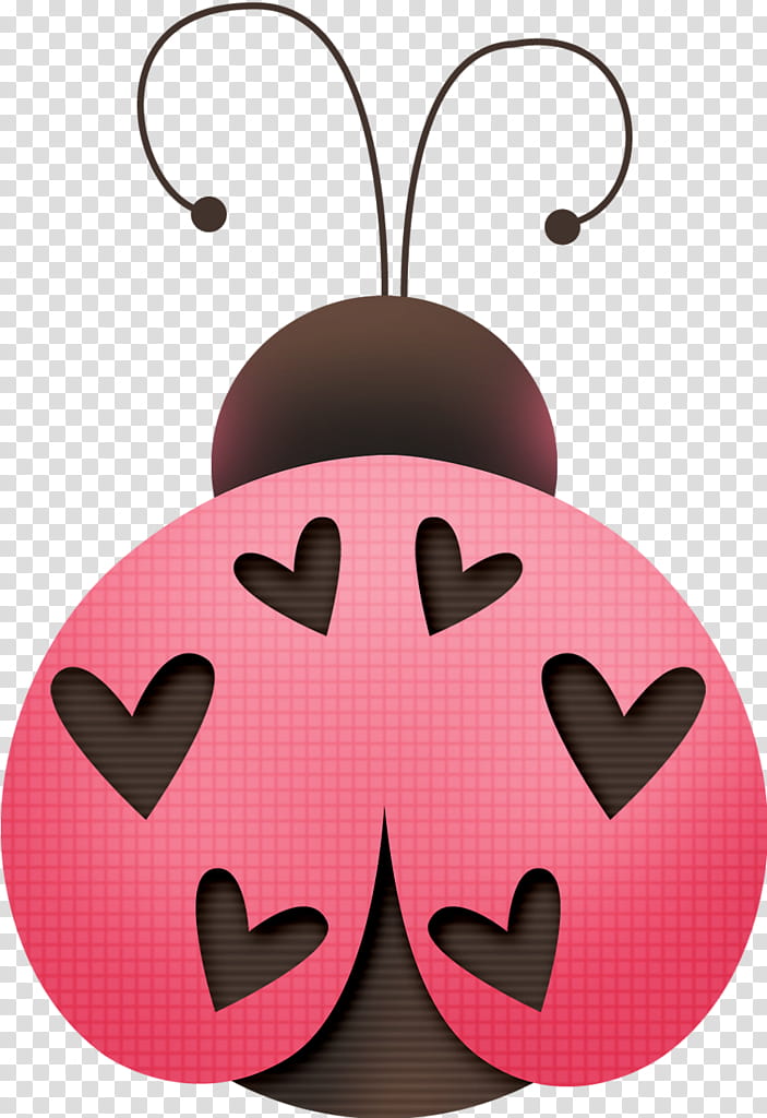 Love Background Heart, Ladybird Beetle, Cartoon, Logo, February, Pink, Red, Smile transparent background PNG clipart