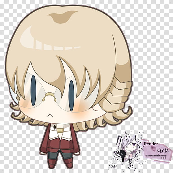 Renders Anime Chibi, anime character Render Sick emoticon transparent background PNG clipart