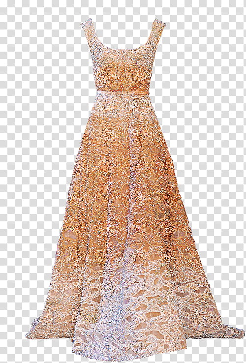 s, gold and white sleeveless dress transparent background PNG clipart