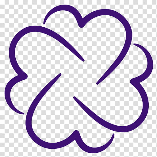 Heart Symbol, Tabriz, Fourleaf Clover, Iran, Purple, Text, Violet, Line transparent background PNG clipart