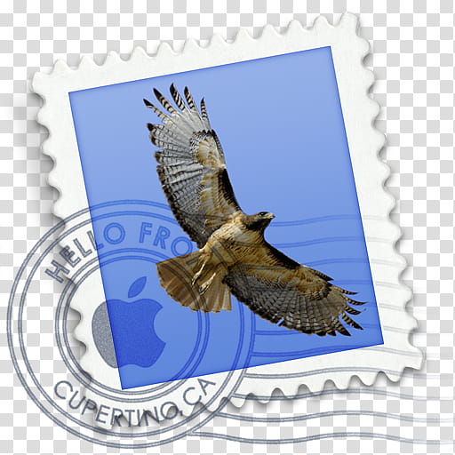 Temas negros mac, Eagle postage stamp transparent background PNG clipart