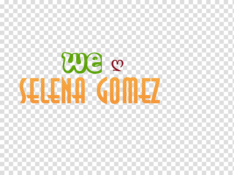 TEXTO WE LOVE SELENA transparent background PNG clipart