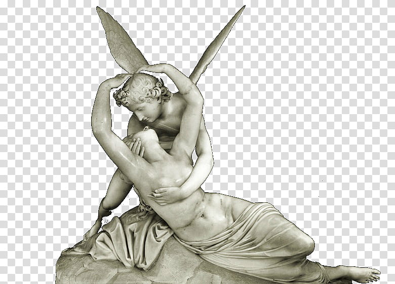 AESTHETIC STATUES, man and woman statue transparent background PNG clipart