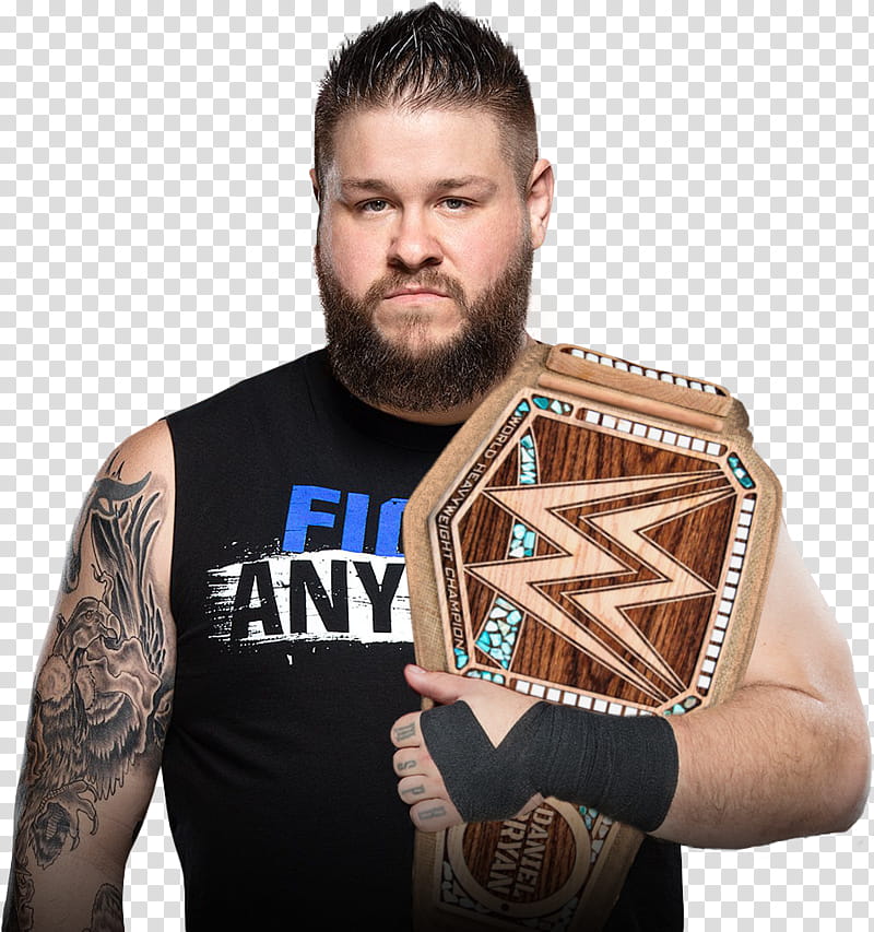 Kevin Owens NEW Eco Friendly WWE Champion  transparent background PNG clipart