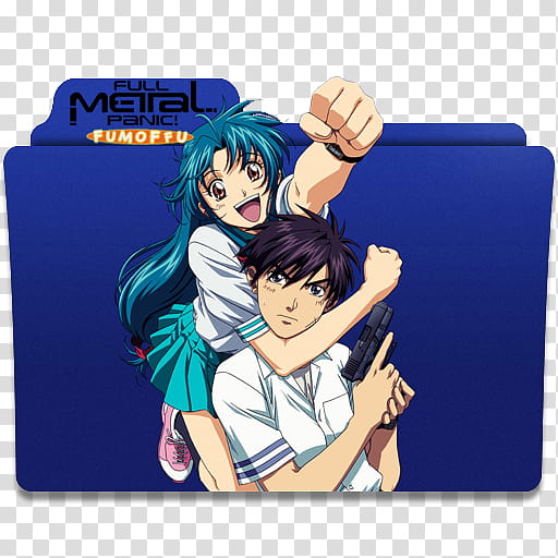 Anime Icon Pack , Full Metal Panic Fumoffu transparent background PNG clipart