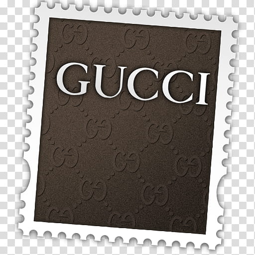 GUCCI, STAMP icon transparent background PNG clipart