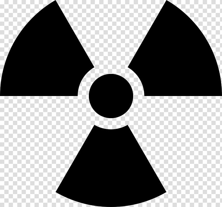 White Circle, Radioactive Decay, Hazard Symbol, Radiation, Biological Hazard, Ionizing Radiation, Naturally Occurring Radioactive Material, Black transparent background PNG clipart