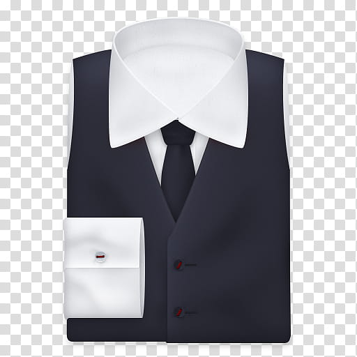 Executive, white and black waistcoat transparent background PNG clipart