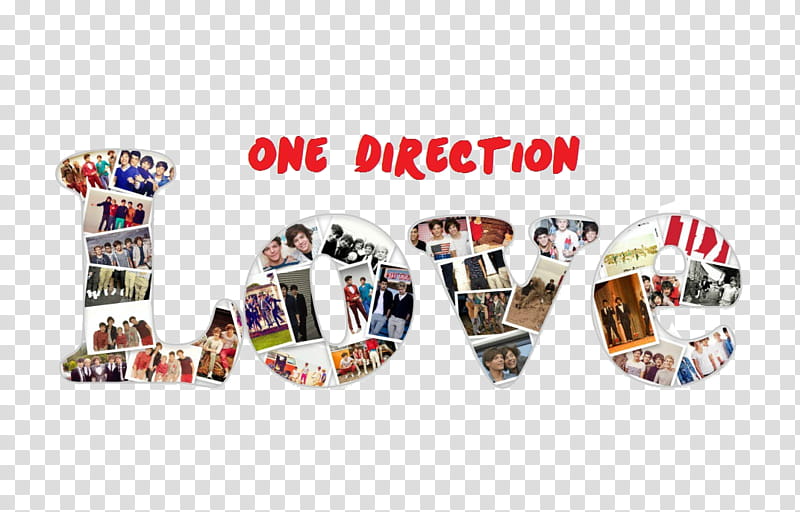 One Direction Love Text transparent background PNG clipart