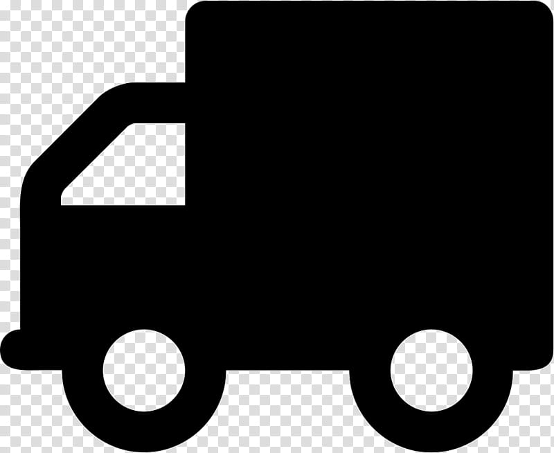Font Awesome Transport, Truck, Web Typography, Glyph, Vehicle, Line, Car, Blackandwhite transparent background PNG clipart