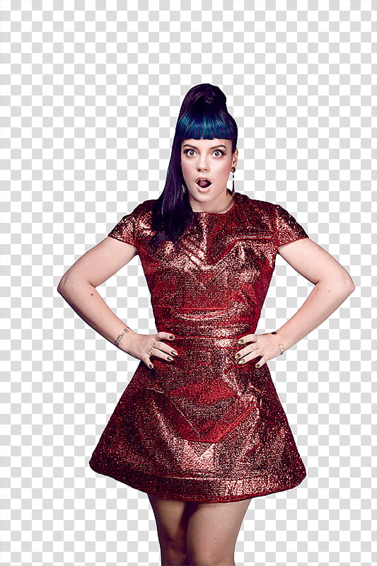 Lily Allen transparent background PNG clipart