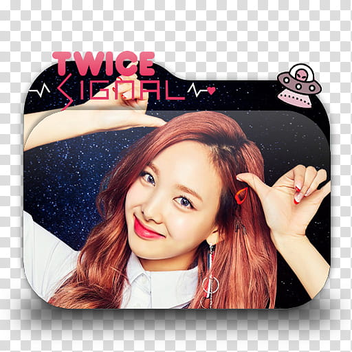 TWICE SIGNAL Folder Icons, Nayeon transparent background PNG clipart