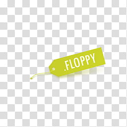 Bages  , green and white floppy tag transparent background PNG clipart