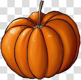 Halloween Mega, orange squash art transparent background PNG clipart