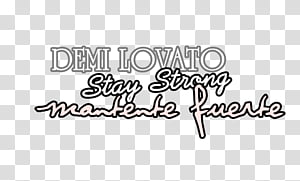 Textos de Demi Lovato transparent background PNG clipart thumbnail