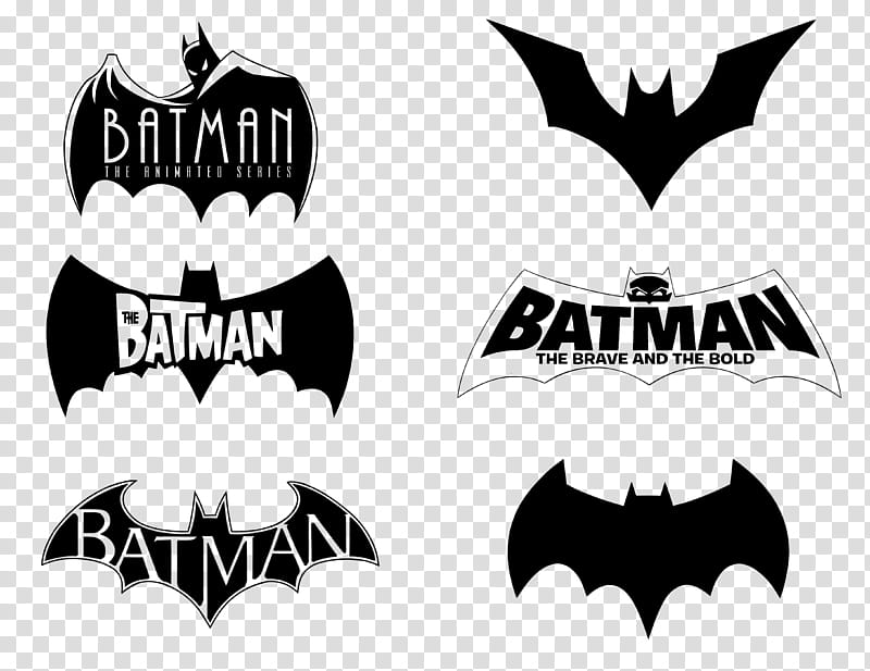 Batman Logos Series and Games transparent background PNG clipart