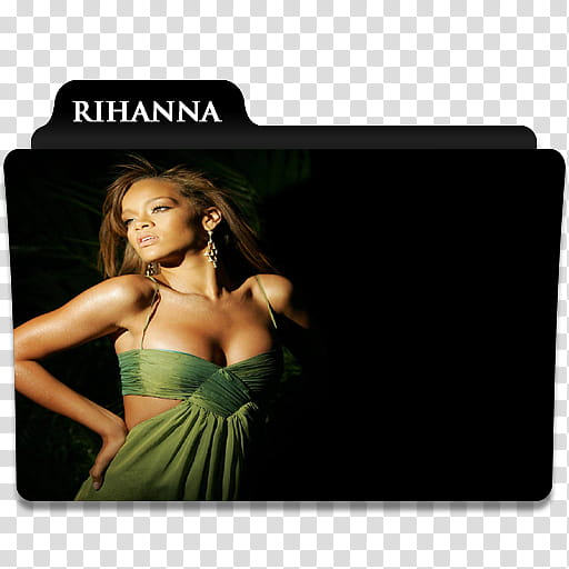 Music Folder , Rihanna transparent background PNG clipart