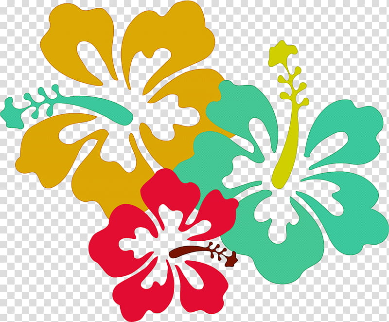 hawaiian hibiscus hibiscus flower plant petal, Flowering Plant, Mallow Family transparent background PNG clipart