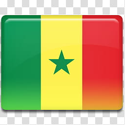 All in One Country Flag Icon, Senegal-Flag- transparent background PNG clipart