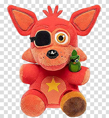 FNAF Rockstar Foxy Plush transparent background PNG clipart