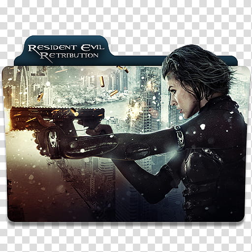 Resident Evil Collection   Folder Icon, Resident Evil Retribution () transparent background PNG clipart