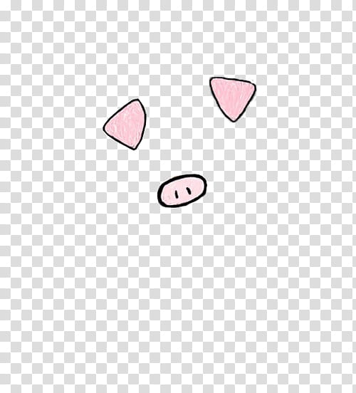 Cute pnk , pink pig smartphone effect transparent background PNG clipart