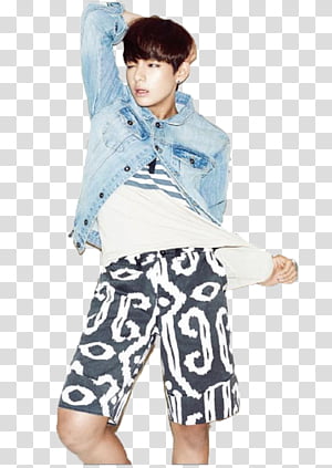 BTS V Taehyung Render transparent background PNG clipart thumbnail