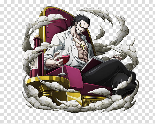 Dracule Mihawk AKA Taka no Me, One Piece character racule Mihawk transparent background PNG clipart