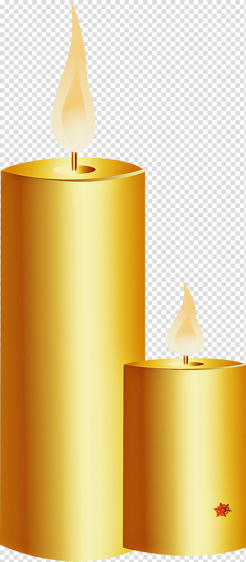 candle lighting wax yellow cylinder, Flameless Candle, Material Property, Metal, Interior Design transparent background PNG clipart