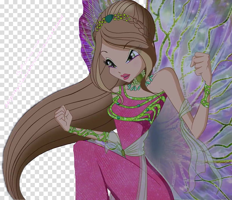 Flora Dreamix World of Winx Couture transparent background PNG clipart