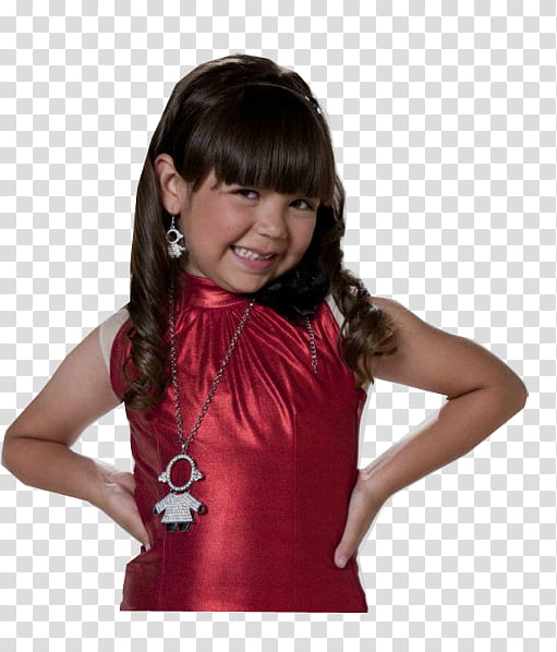 Telesa para Carmen, girl wearing red sleeveless dress transparent background PNG clipart