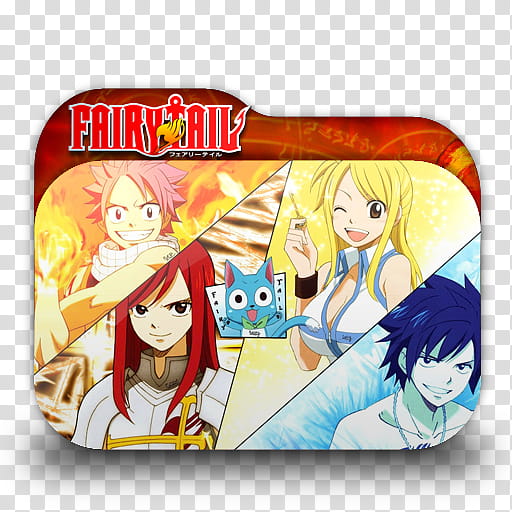 Top Anime Folder Icon, Fairytail folder icon transparent background PNG clipart