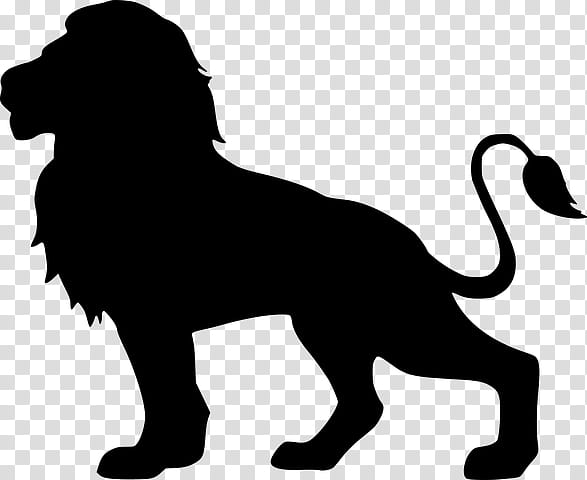 Lion King, Silhouette, Drawing, White Lion, Black, Dog, Sporting Group, Tail transparent background PNG clipart