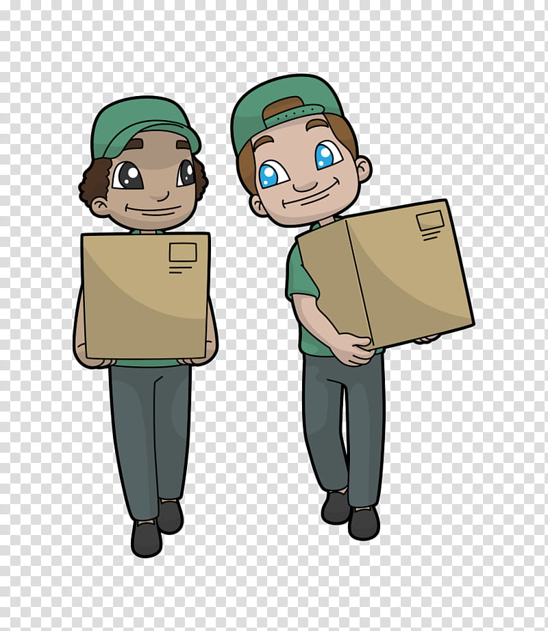 Graphic, Cartoon, Editorial Cartoon, Package Delivery, Gesture, Job transparent background PNG clipart