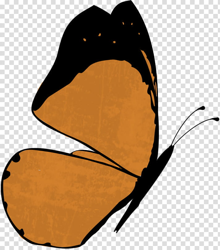 Smile Scrap Kit Freebie, orange and black butterfly transparent background PNG clipart