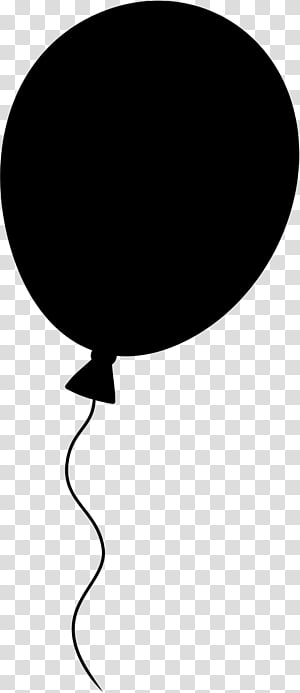 Geelachtig elk kloon Balloon Silhouette, Line, Headgear, Black M, Blackandwhite transparent  background PNG clipart | HiClipart