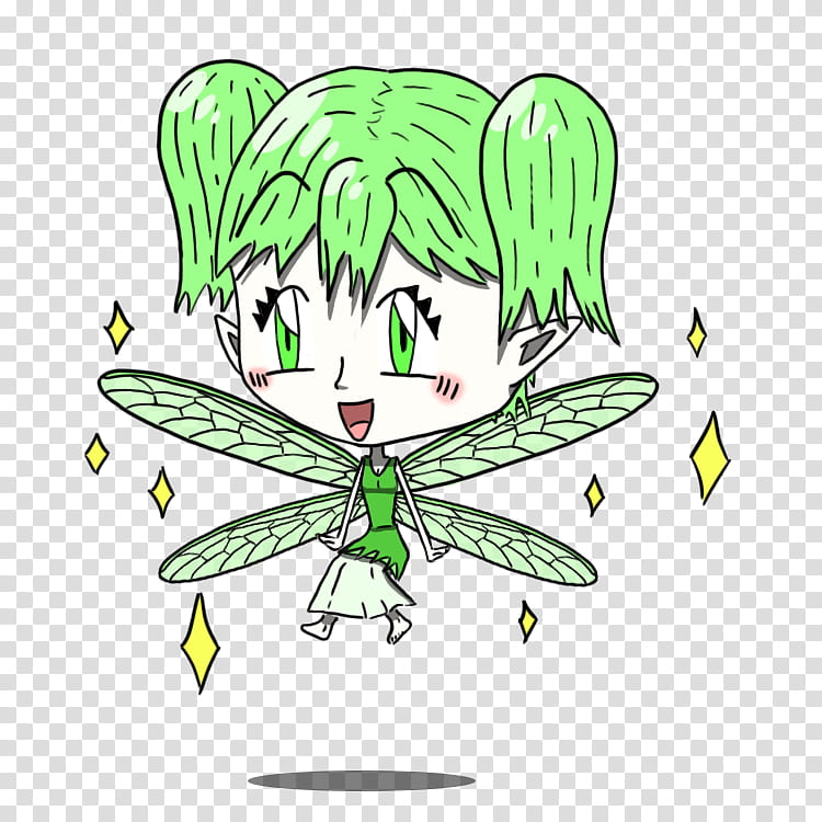 July , Lily the Faery (OC) Chibi transparent background PNG clipart