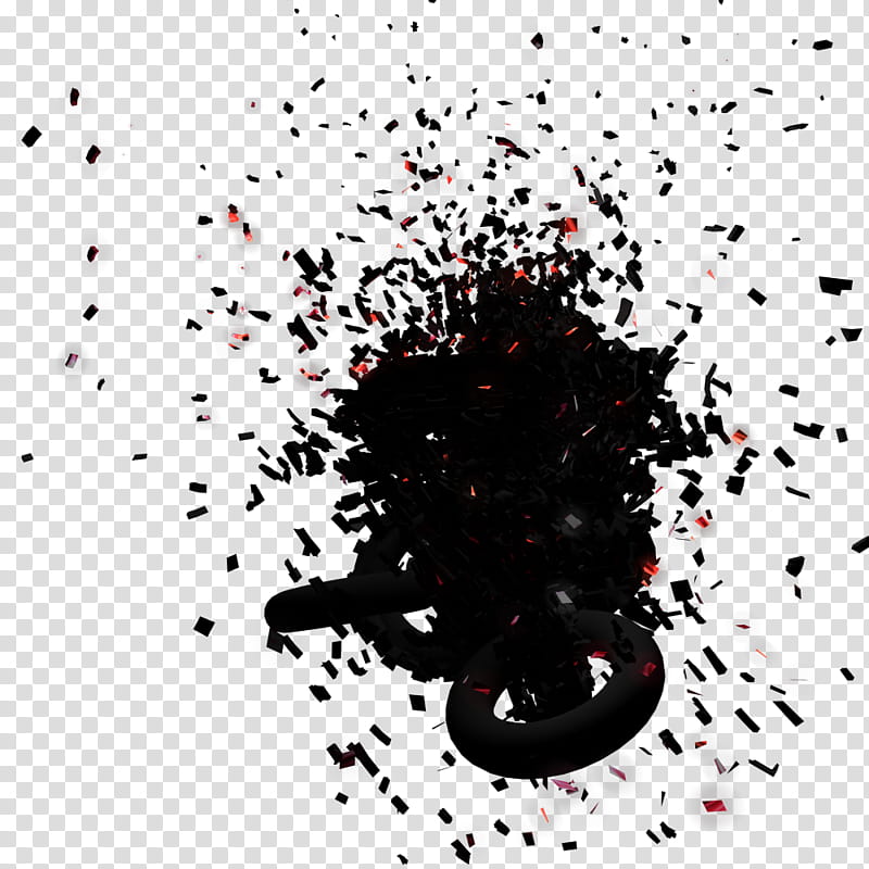 SciFi Render , black splat transparent background PNG clipart